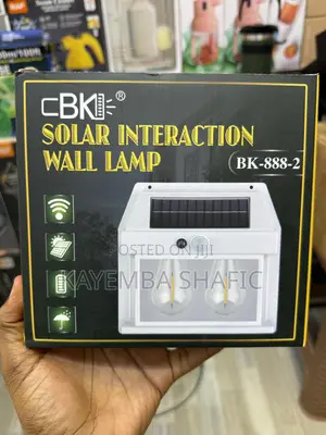 CBK Solar Interaction Wall Lamp BK-888-2 Outdoor Security Light