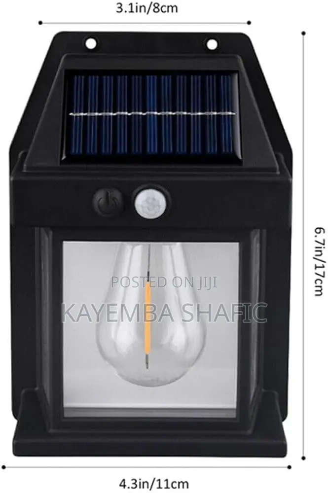 CBK Solar Interaction Wall Lamp BK-888 Outdoor Motion Sensor
