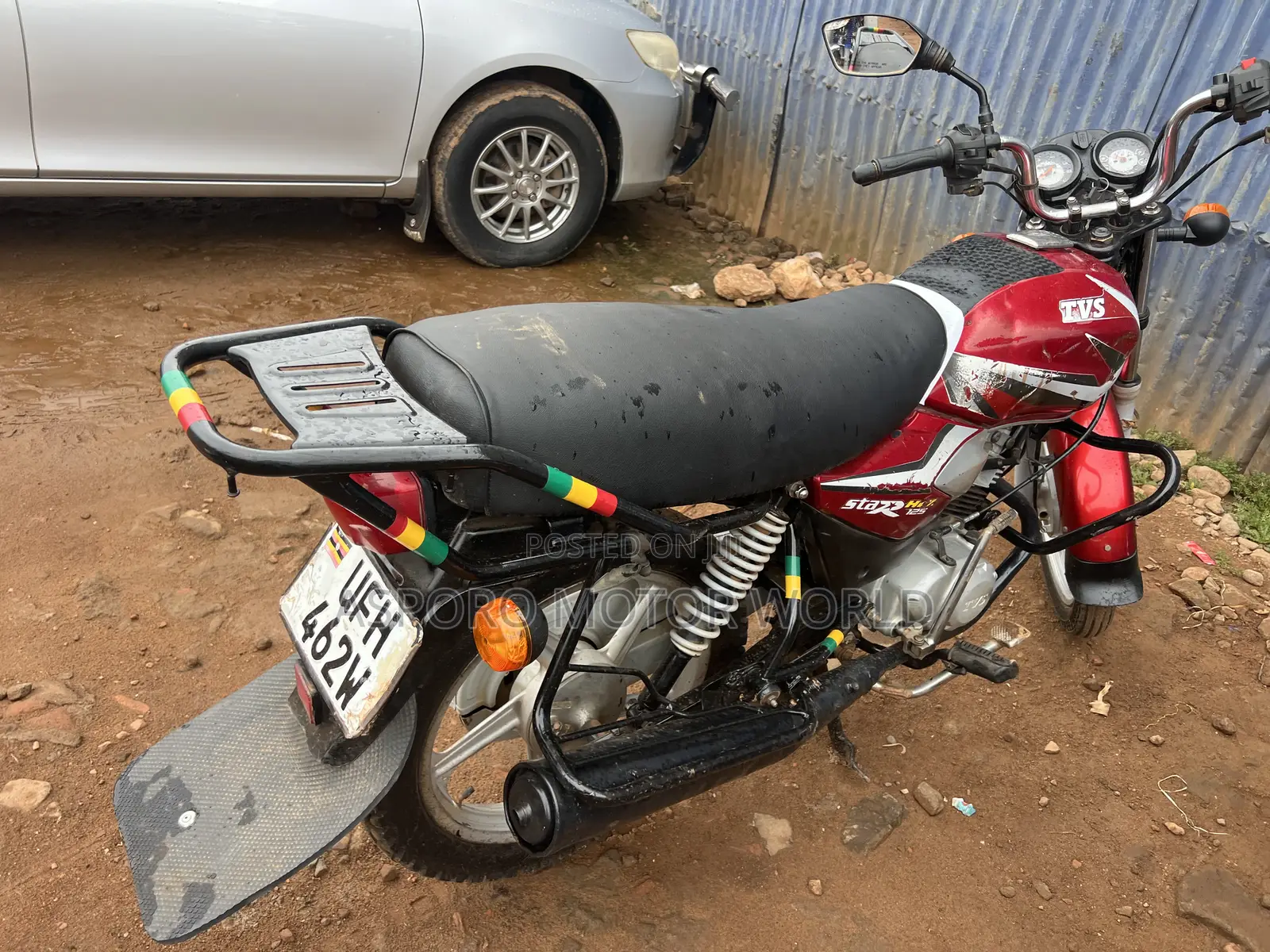 TVS HLX 125 2023 Red
