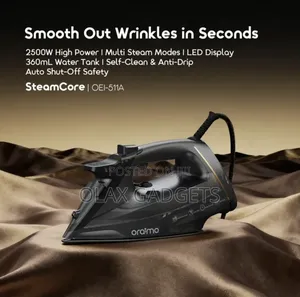 Oraimo SteamCore OEI-511A - 2500W Professional LED Display Steam Iron