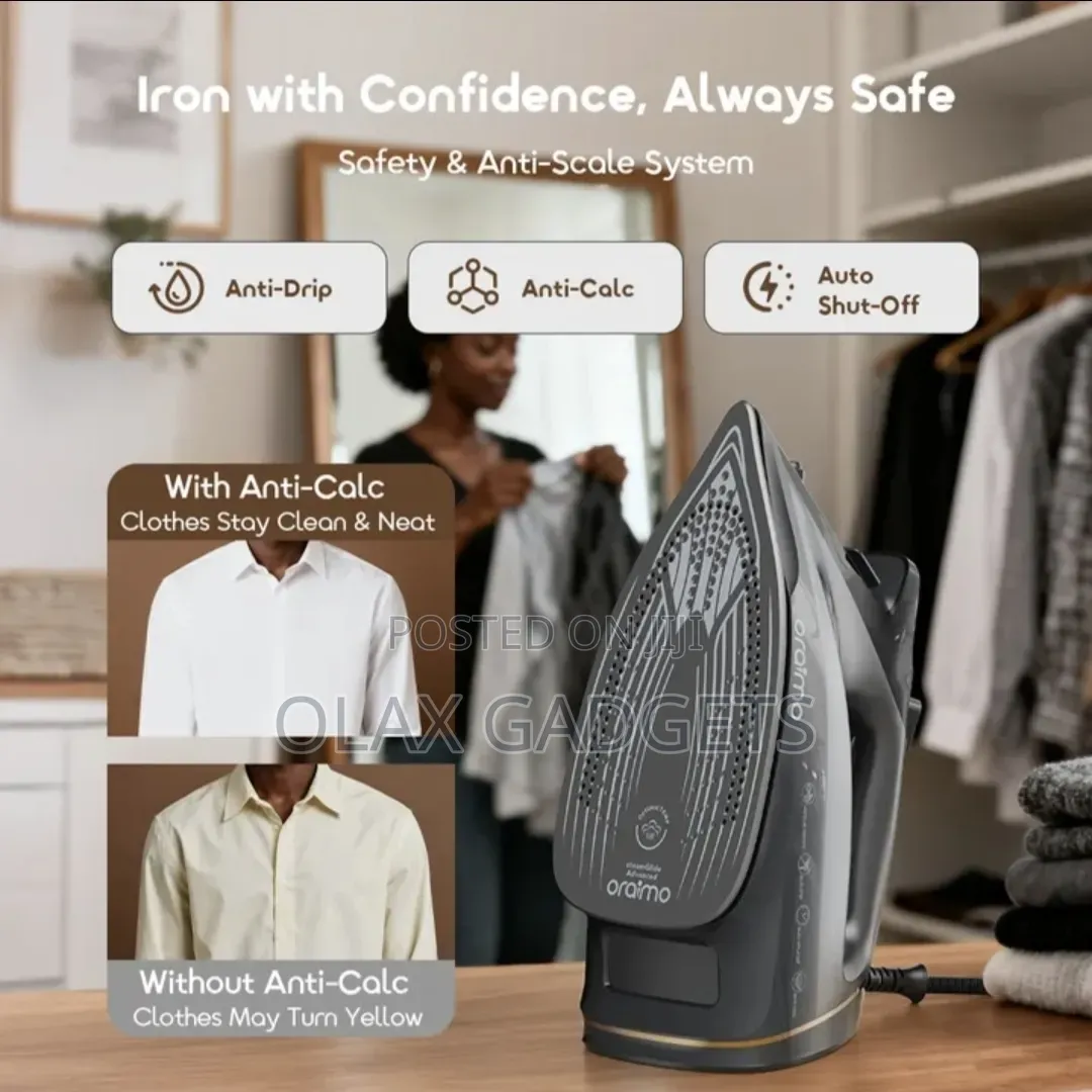 Oraimo SteamCore OEI-511A - 2500W Professional LED Display Steam Iron