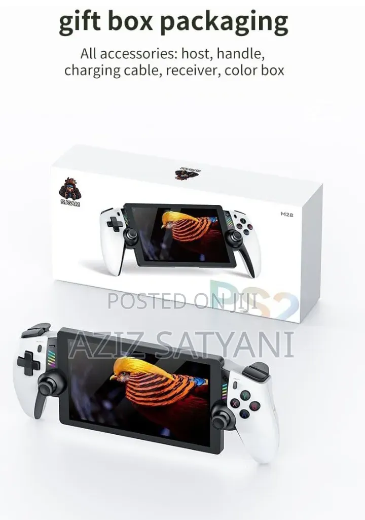 M28 RH Game Console, Emultor, 7.1′′ LCD HD Screen Video Game 4000mAh