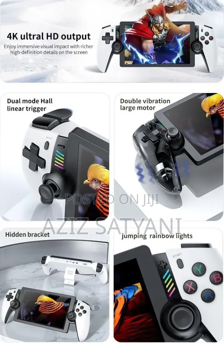 M28 RH Game Console, Emultor, 7.1′′ LCD HD Screen Video Game 4000mAh