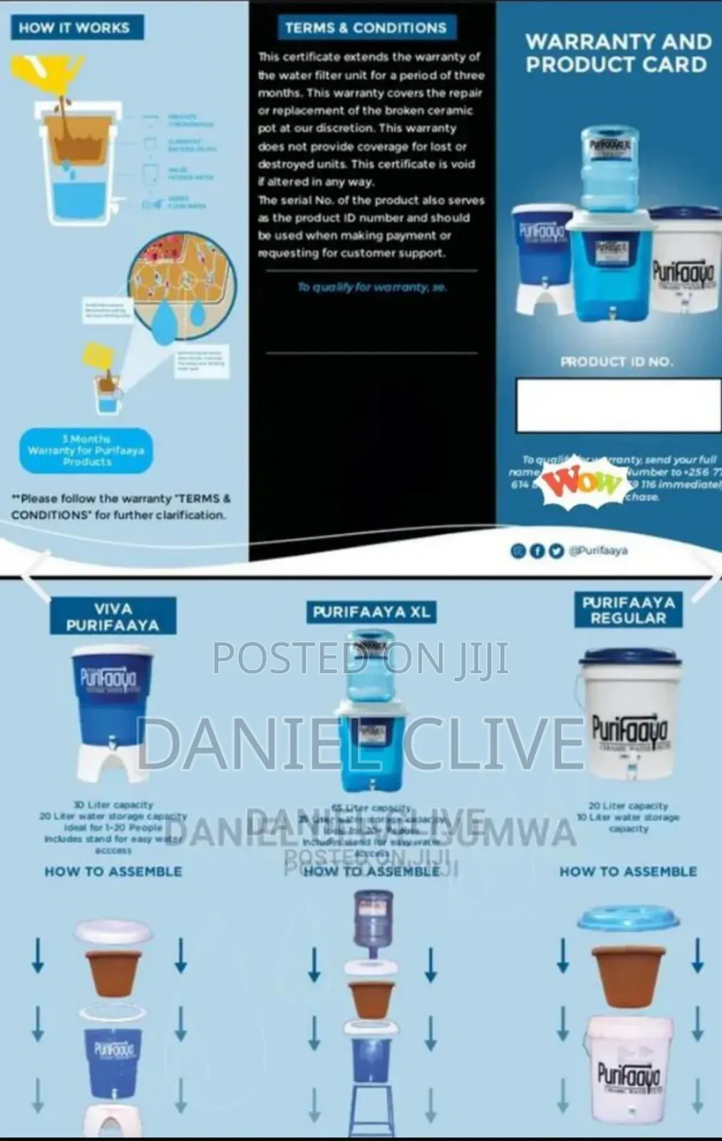 Water Filter / Purifaaya / Water Dispenser
