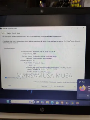 Laptop HP 15 8GB AMD SSD 128GB