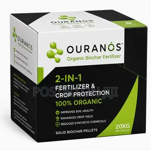 Ouranos Organic Biochar Dry Pellets Fertilizer 20kgs