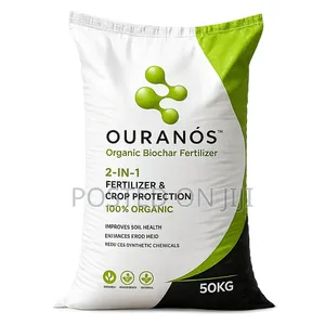 Ouranos Organic Biochar Dry Pellets Fertilizer 50kgs Bag