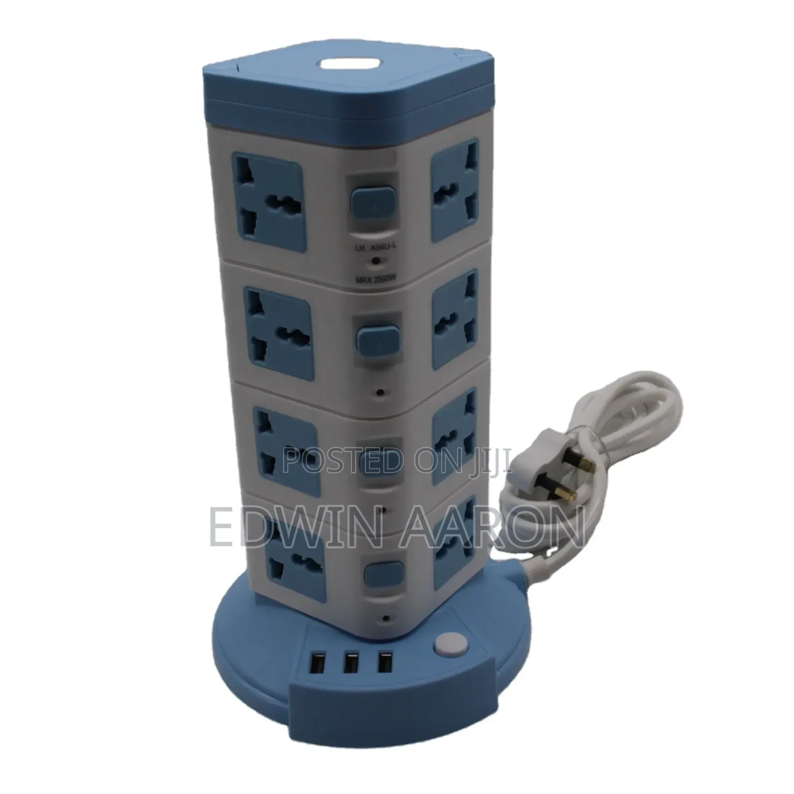 4 Tier Vertical Anti - Static Power Socket