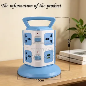 2 Tier Vertical Extension Power Socket