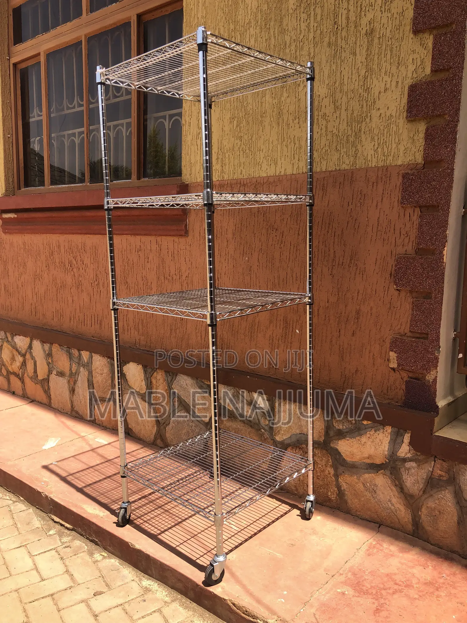 Chrome Wire Shelving