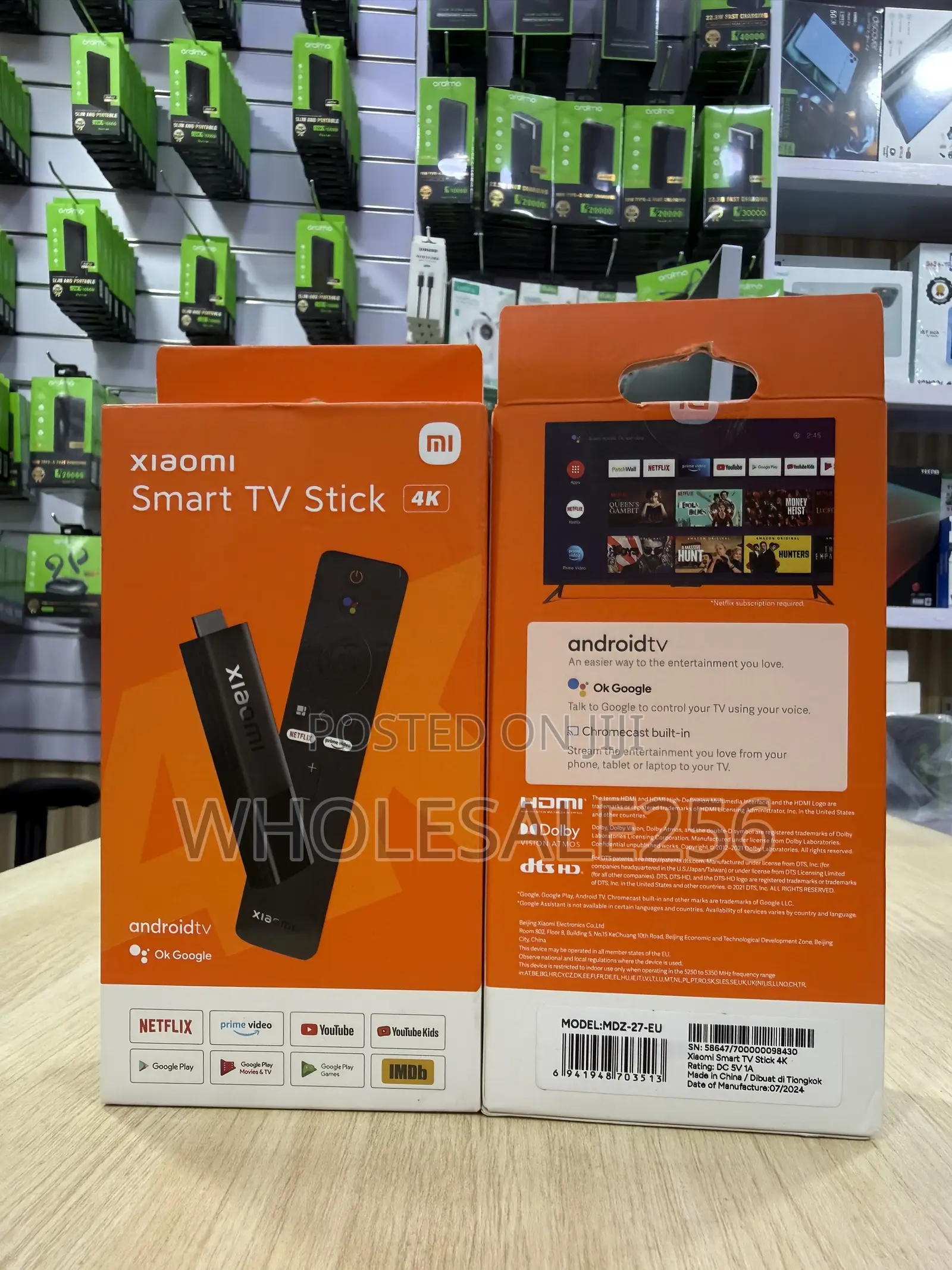 Xiaomi Smart TV Stick Mi Android TV Ok Google