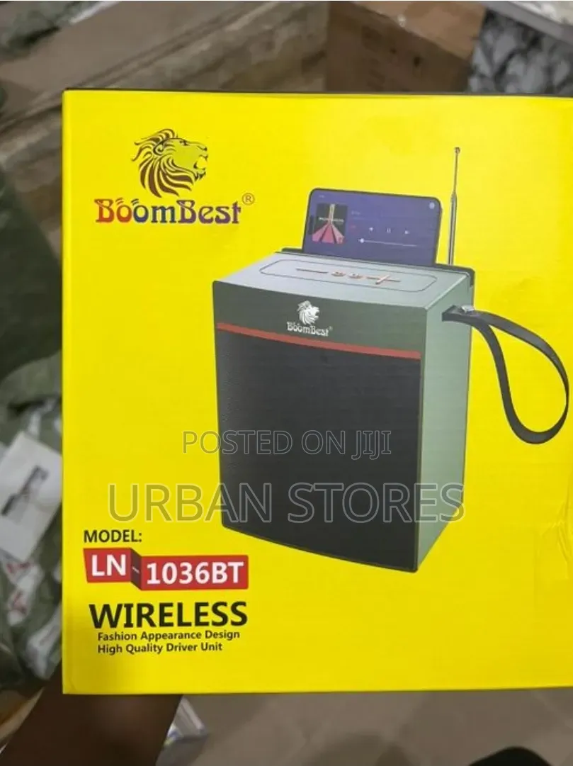 Boombrst Bluetooth Rechargeable Speaker Fm Radio
