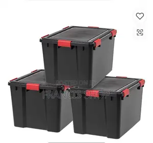 Heavy Duty Black Plastic Storage /Equipment Boxes
