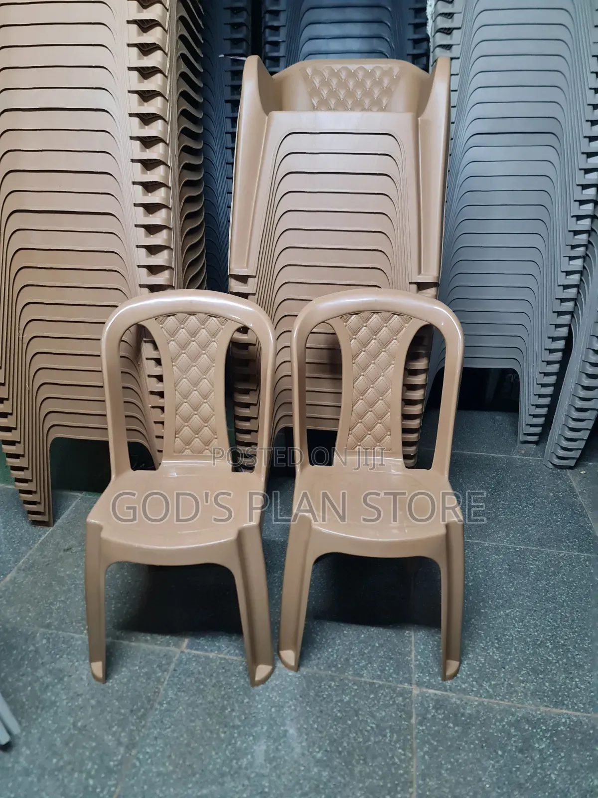 Pop Odette Brown Plastic Chairs Plastic Chairs