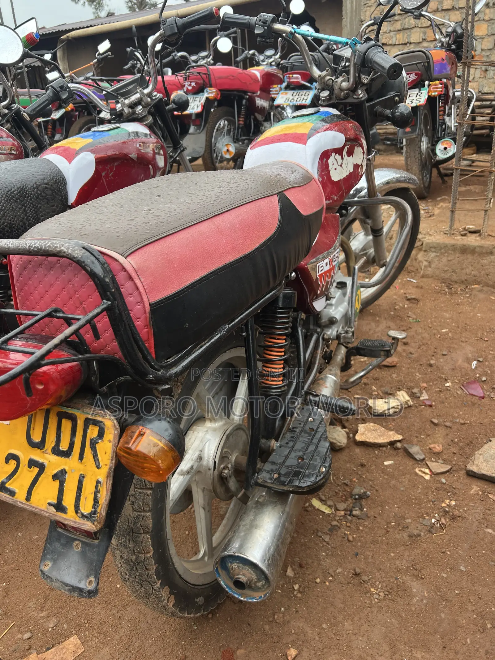 Bajaj Boxer 100 2016 Red