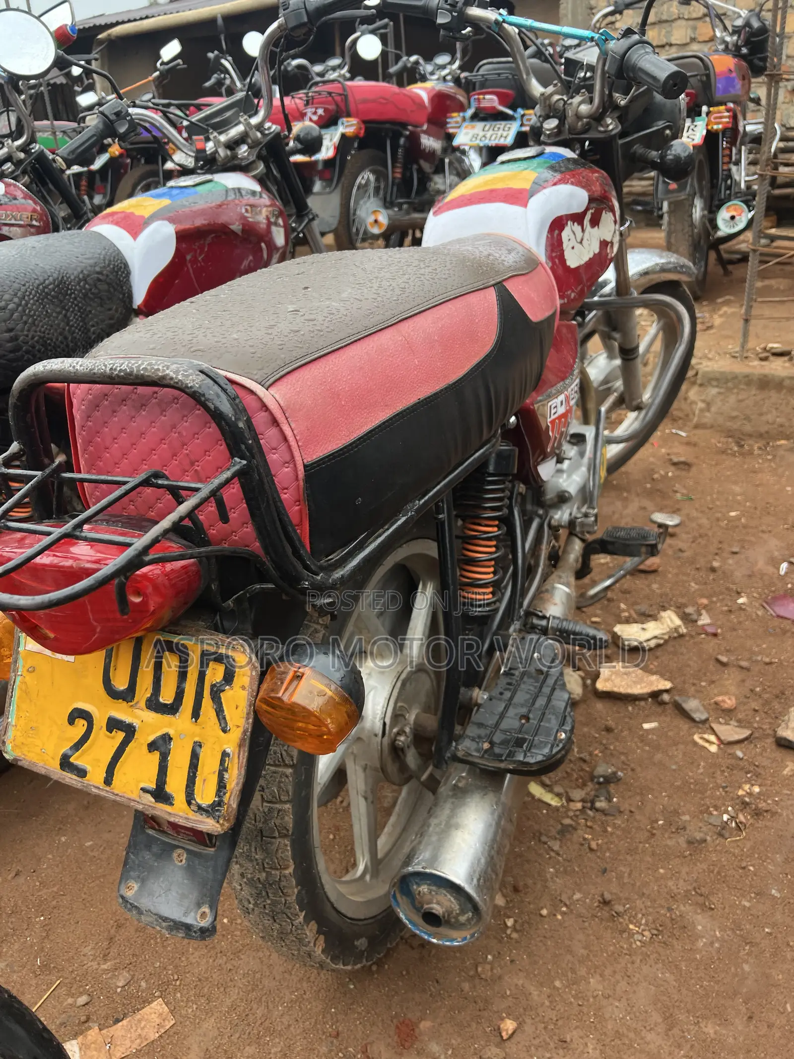 Bajaj Boxer 100 2016 Red