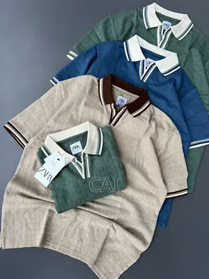 Zara Polo Shirts. Cuban Style T-Shirts