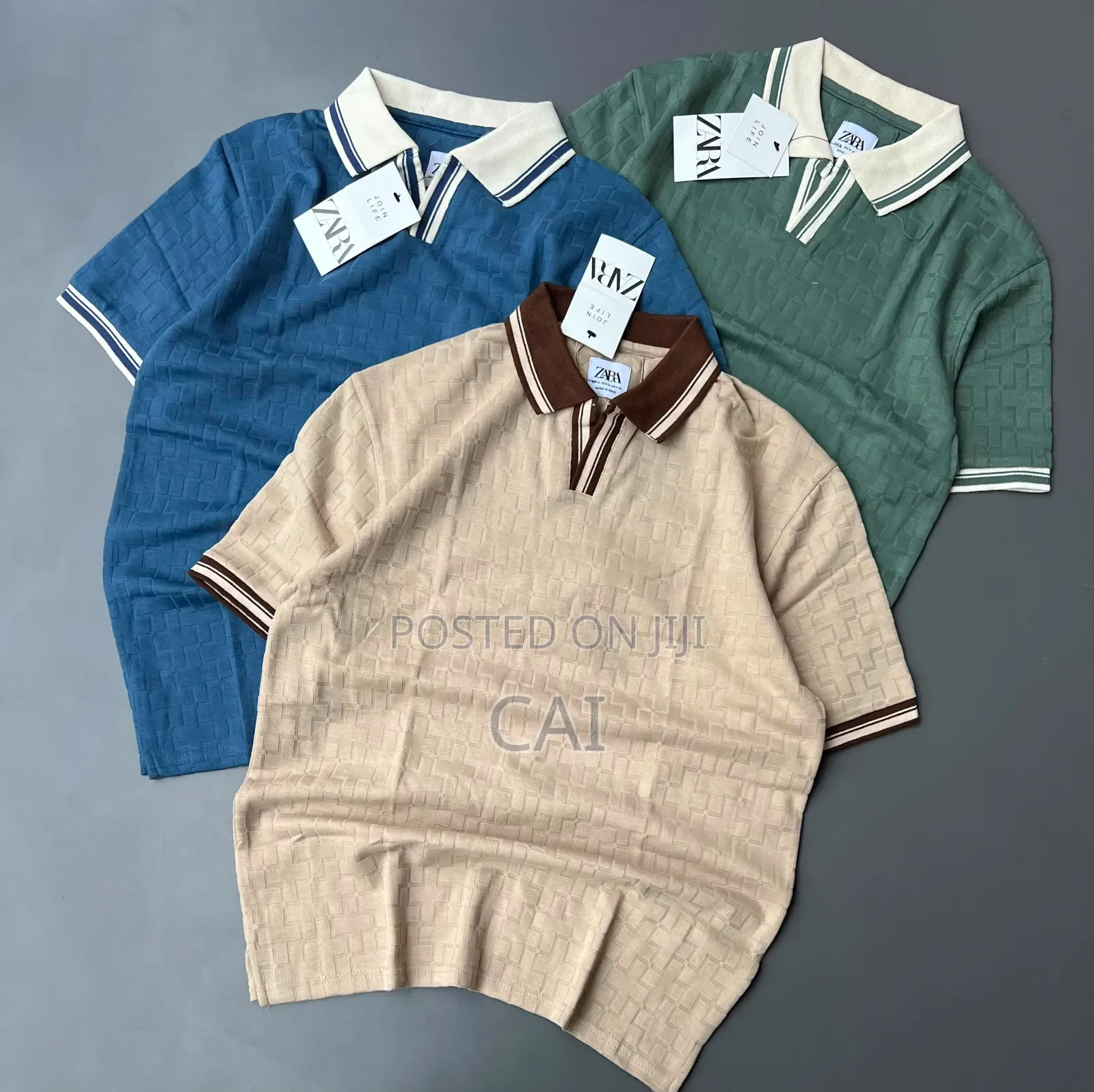 Zara Polo Shirts. Cuban Style T-Shirts