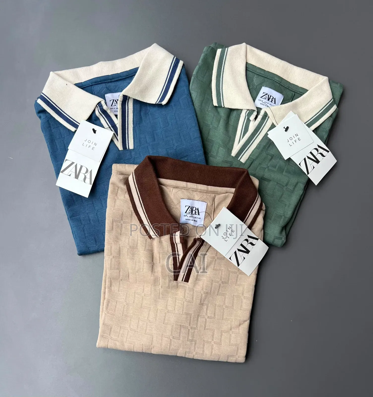 Zara Polo Shirts. Cuban Style T-Shirts