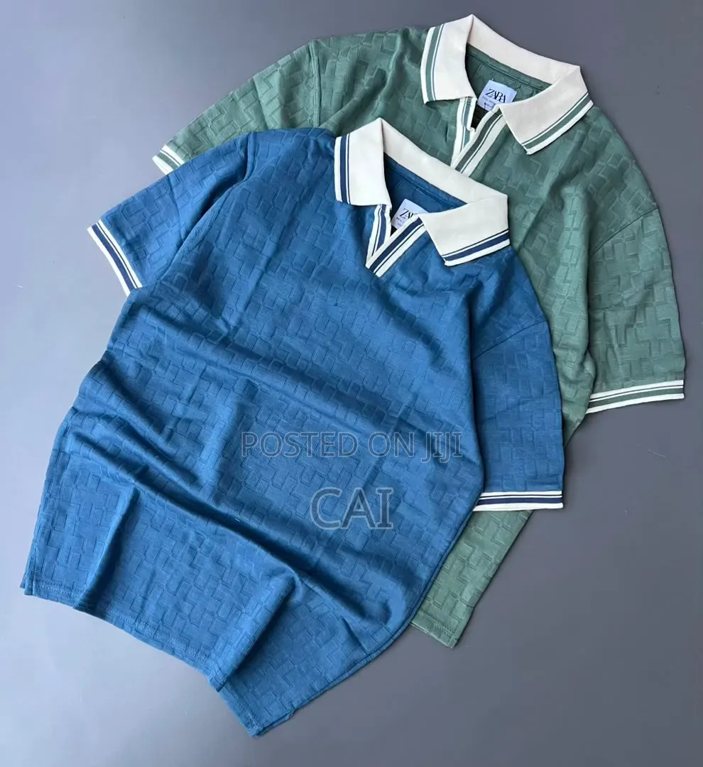 Zara Polo Shirts. Cuban Style T-Shirts