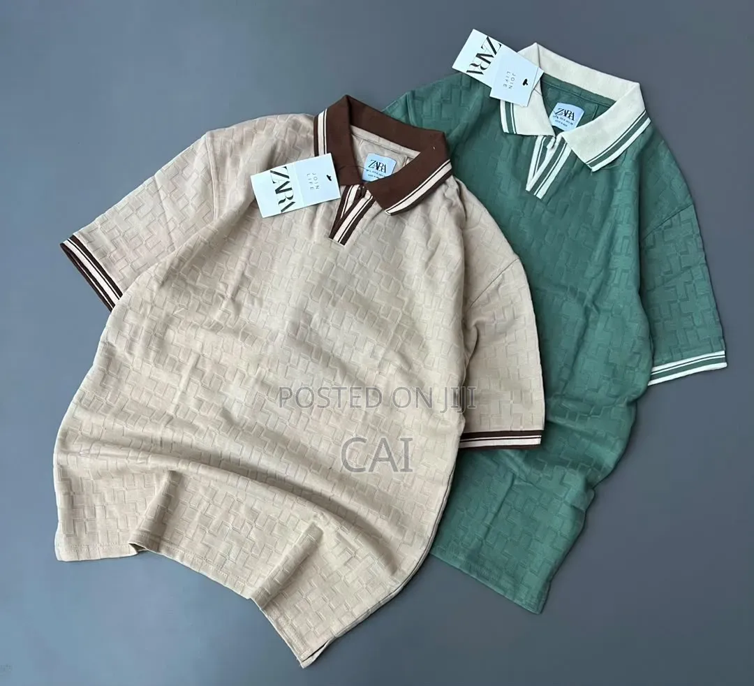 Zara Polo Shirts. Cuban Style T-Shirts