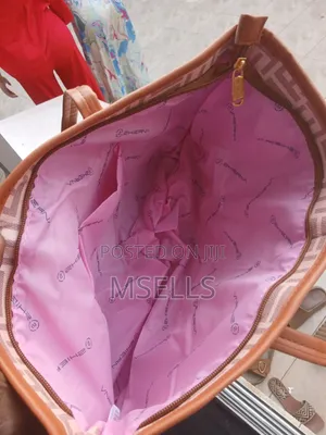 Monogram Pink Tote Bag