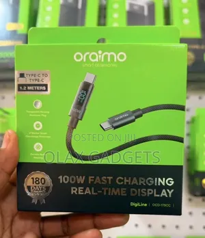 Oraimo DigiLine 100W Type-C to Type-C Cable (OCD-175CC)