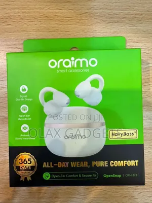 Brand New Oraimo OpenSnap OPN-373 Clip-on Wireless Earbuds