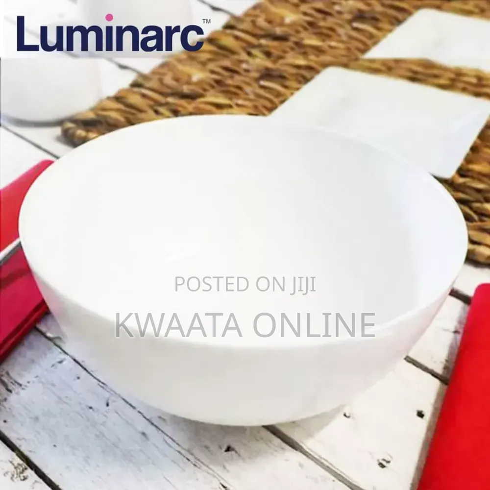 6 PC Luminarc Porcelain Soup Bowls Individual Bowls 18 Cm Diwali Set