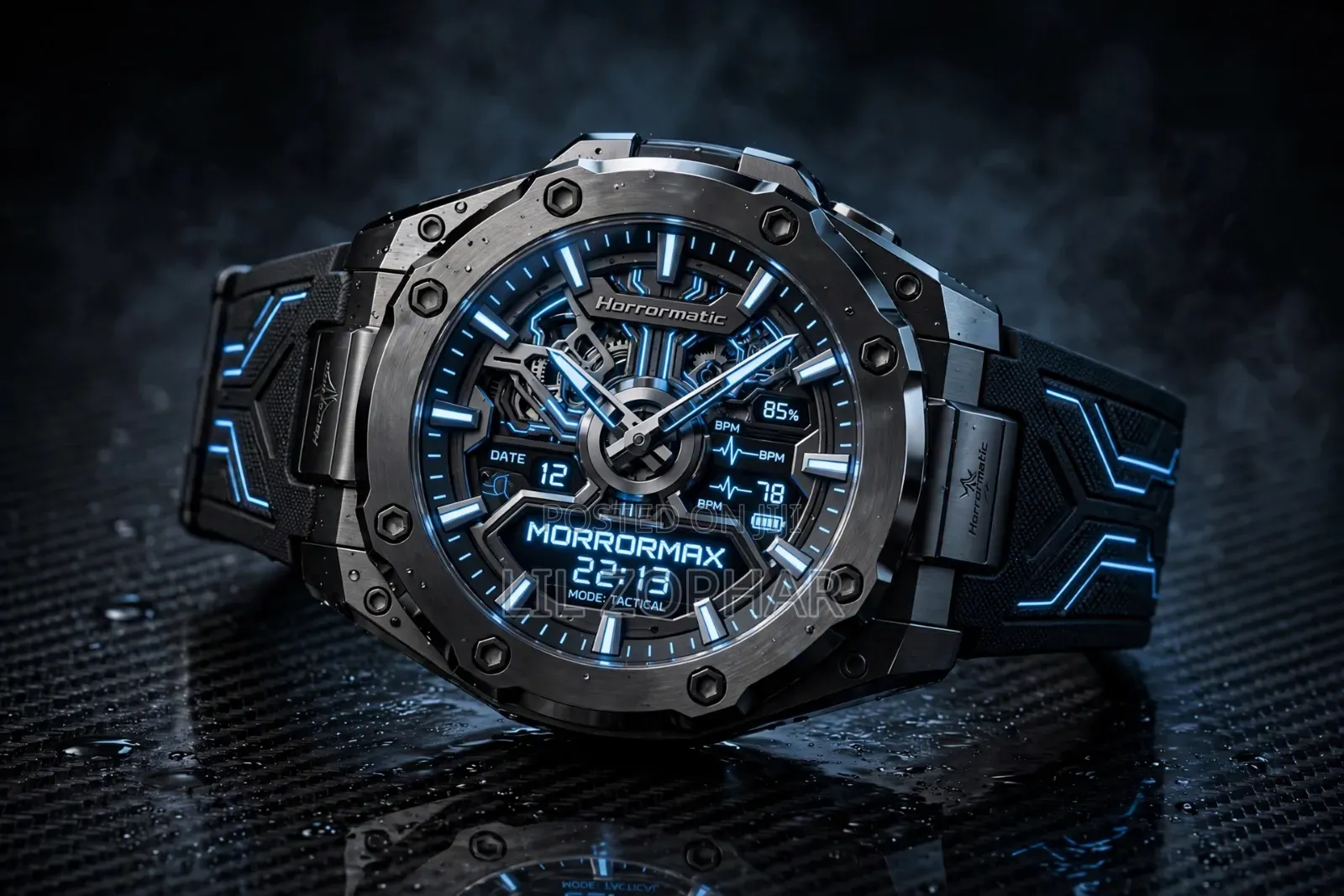 Premium Tactical Hybrid Sports Watch for Men