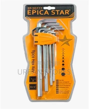 9pcs Ingco Allen Key Set