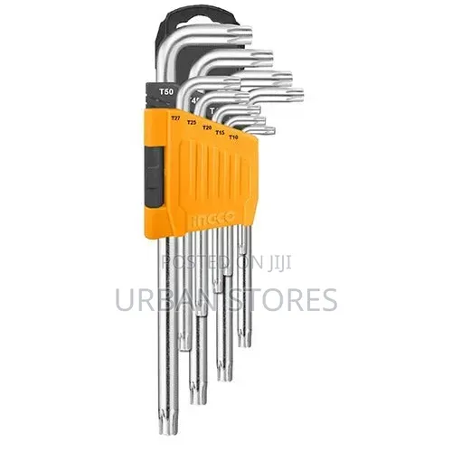 9pcs Ingco Allen Key Set