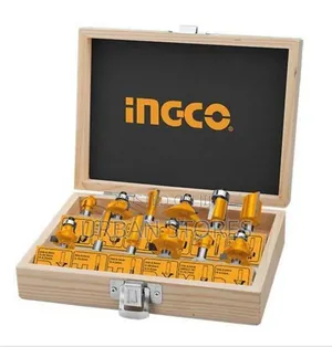 12pc Ingco Router Bit Set