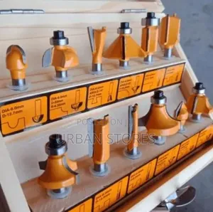 12pc Ingco Router Bit Set