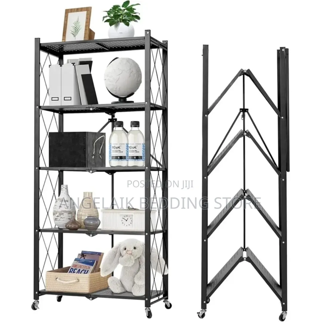 Pop-Up 5-Tier Storage Trolley