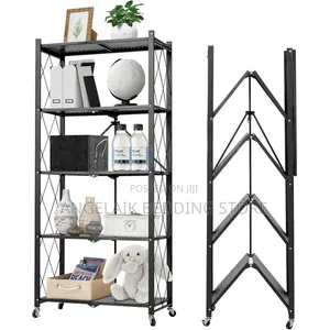 Pop-Up 5-Tier Storage Trolley