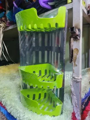 Max Plastic 3 Tier Bathroom Corner Rack Bathroom Rack