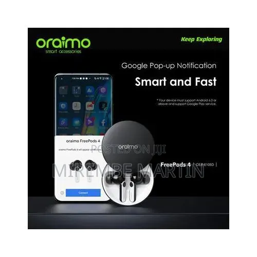 Oraimo FreePods 4 Active Noise Cancellation True Wireless Earbuds
