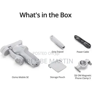DJI Osmo Mobile SE, 3-Axis Phone Gimbal, Portable and Foldable