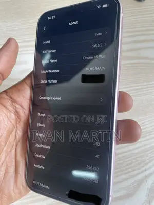 Apple iPhone 15 Plus 256 GB Pink