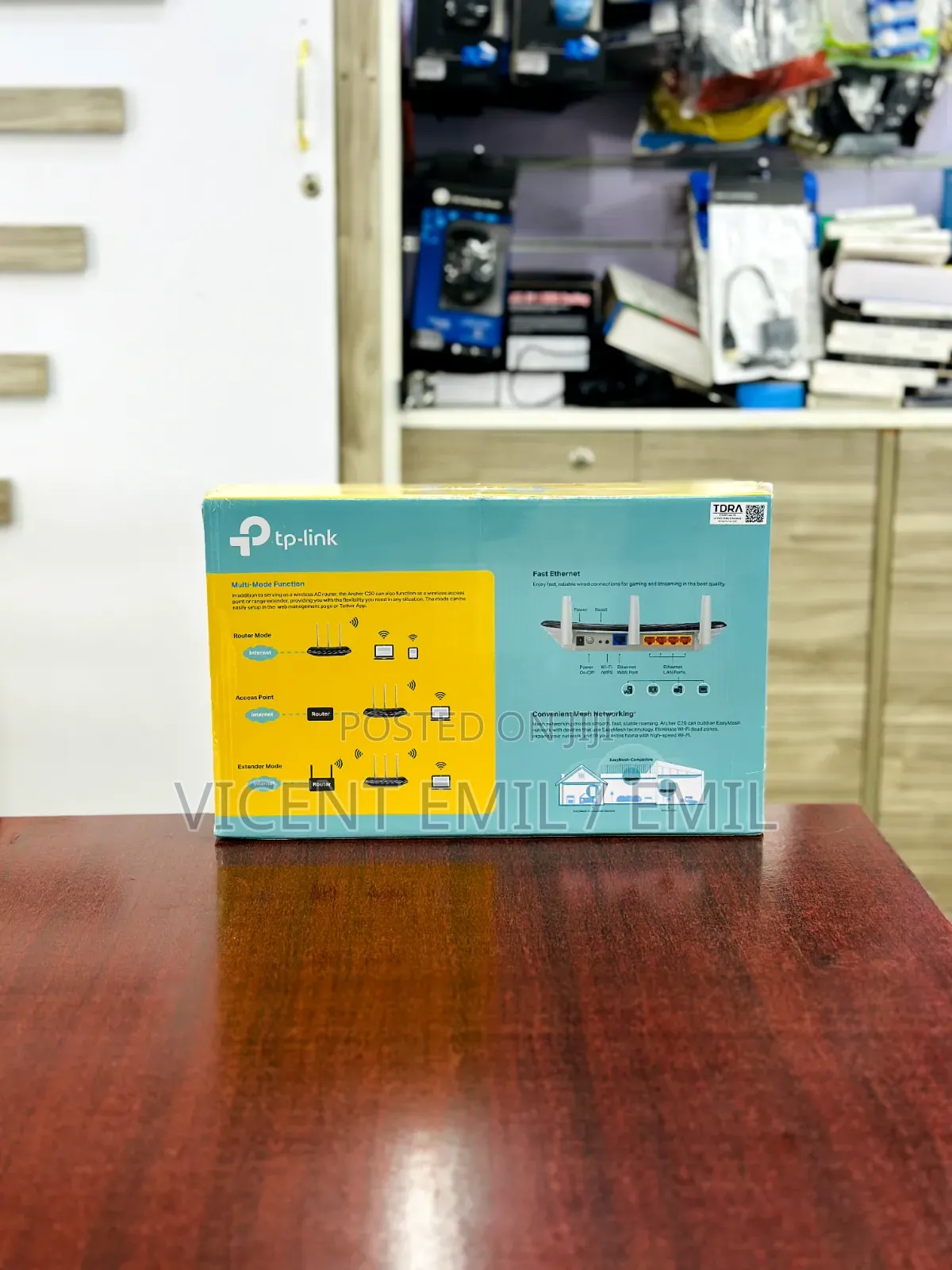 TP-Link Archer C20 AC750 Wireless Router 01