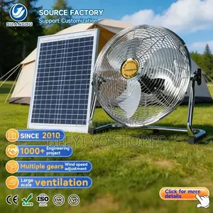 Guangdu Solar-Powered Floor Fan / Camping Fan.