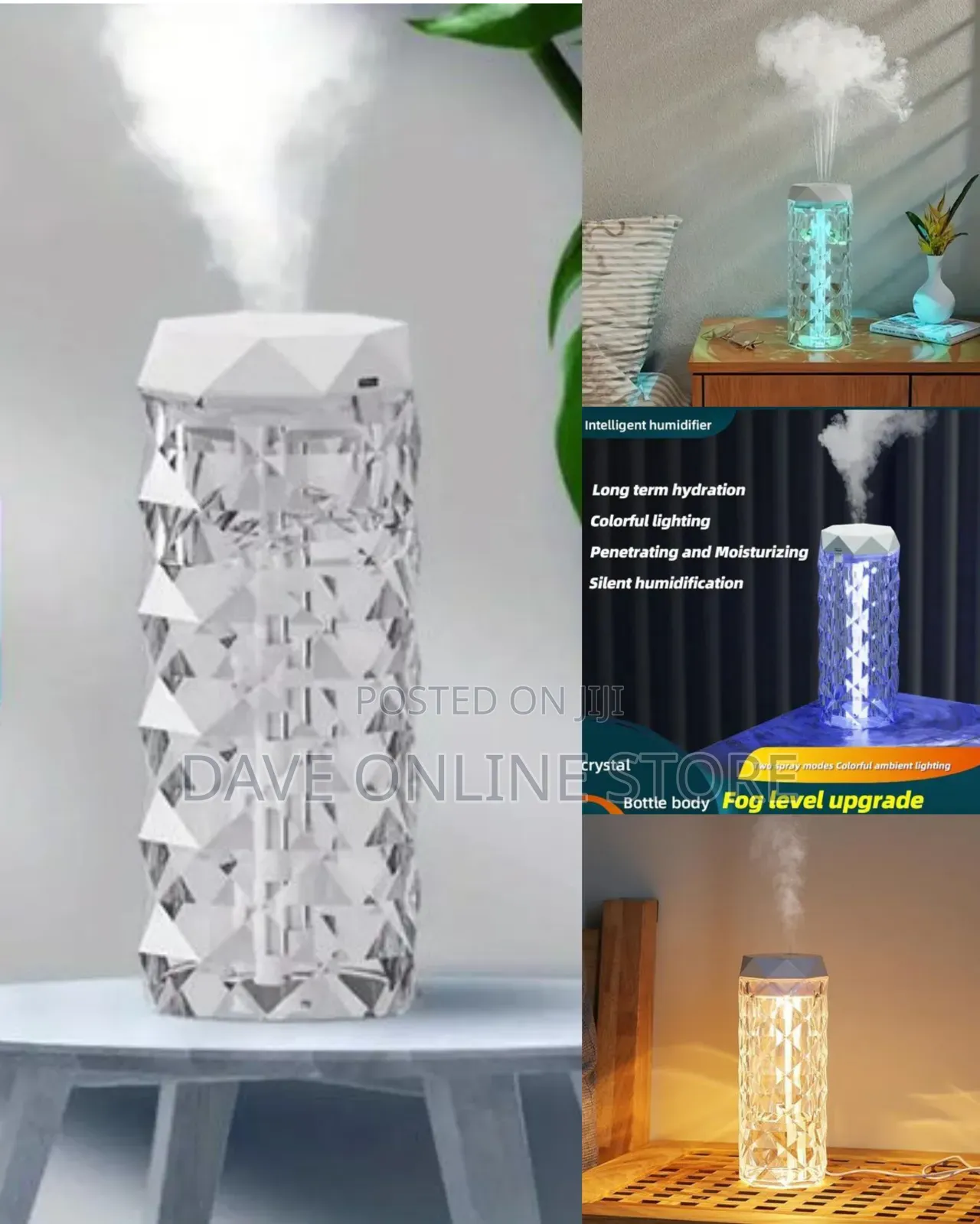 400ml Multi-Color Atmosphere Light Multi-Purpose Humidifier.