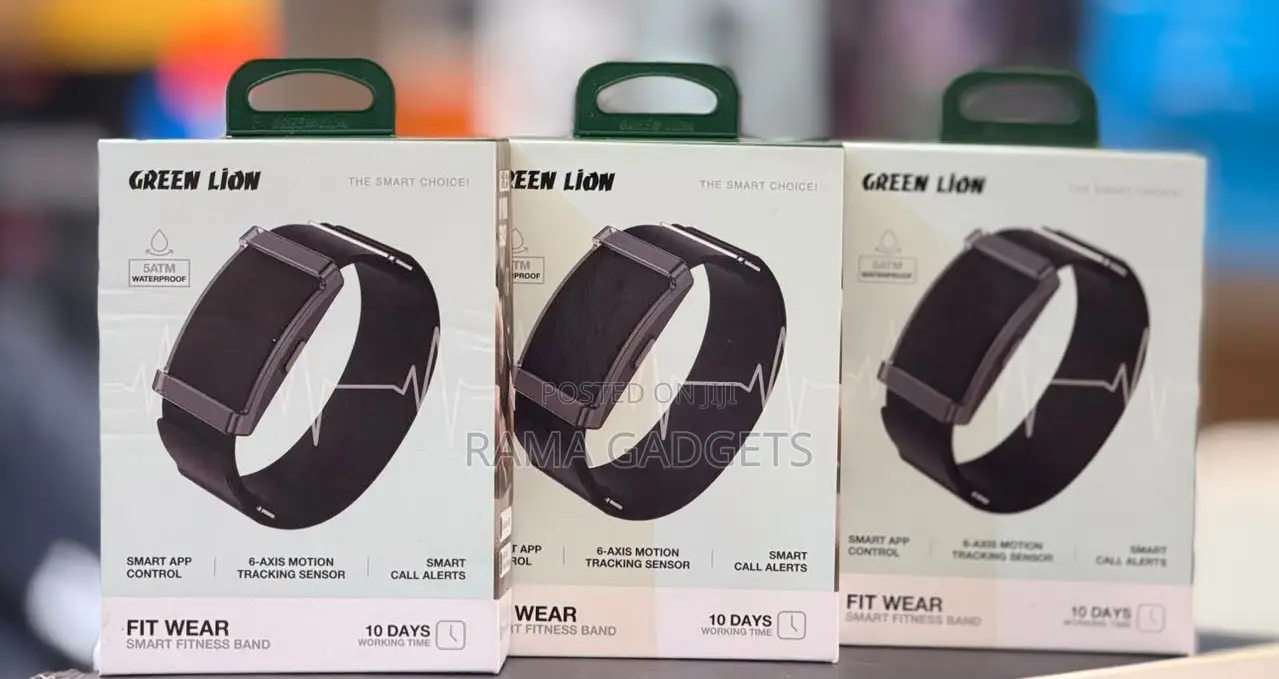 Green Lion Fit Wear Smart Fitness Bands,