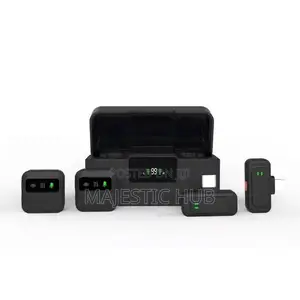 J22 Wireless Lavalier Mic, AI Noise Cancel, Type-C Lightning