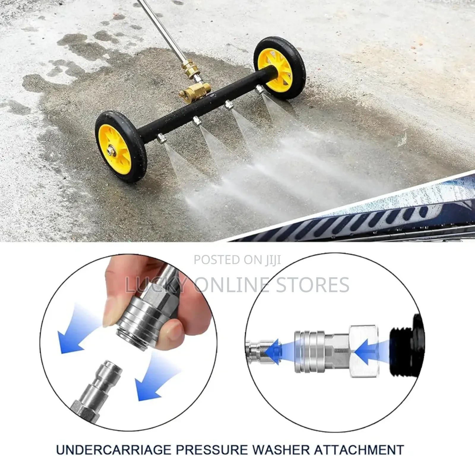 Under Car 2in1 Pressure Undercarriage Washer