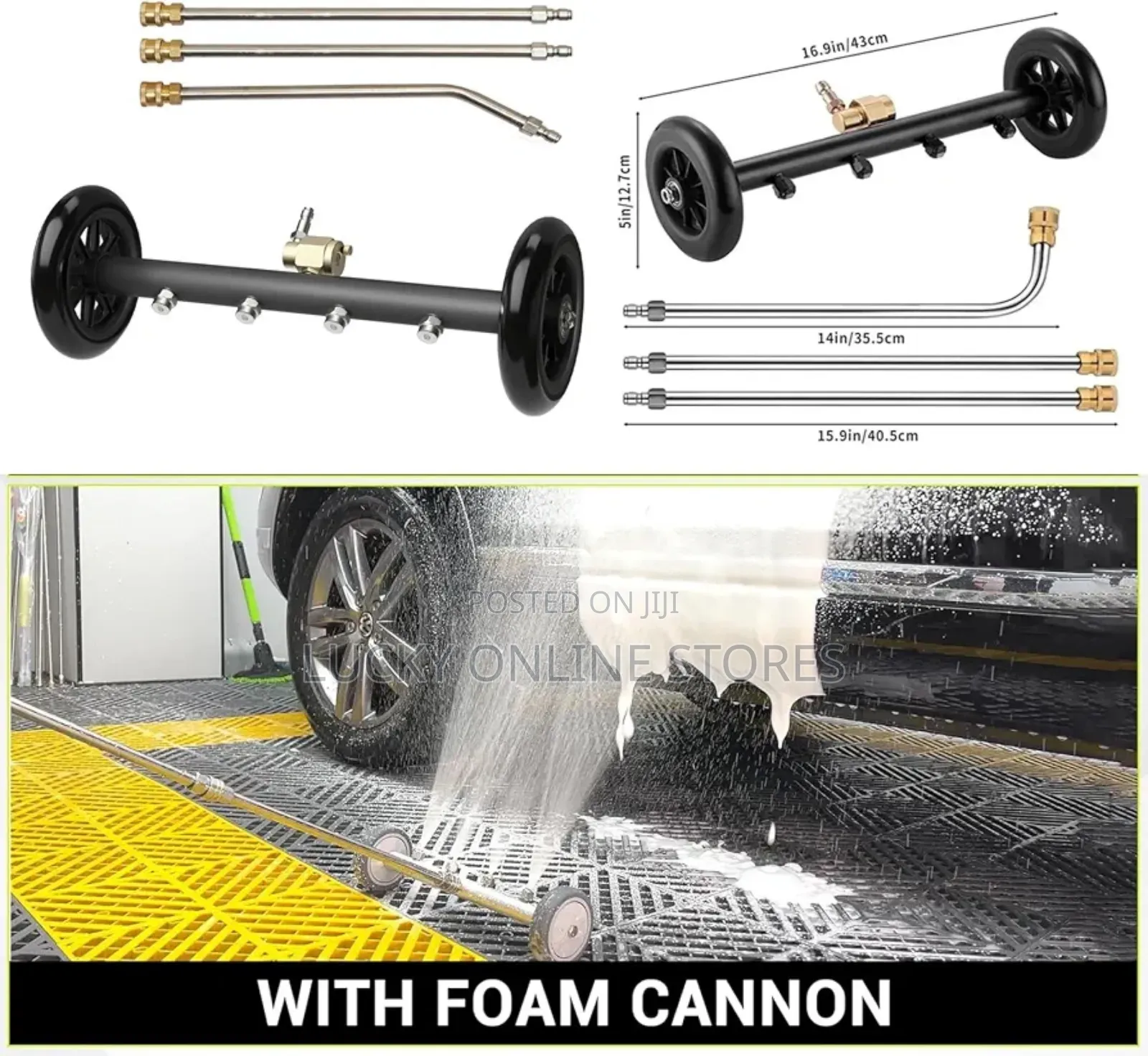 Under Car 2in1 Pressure Undercarriage Washer