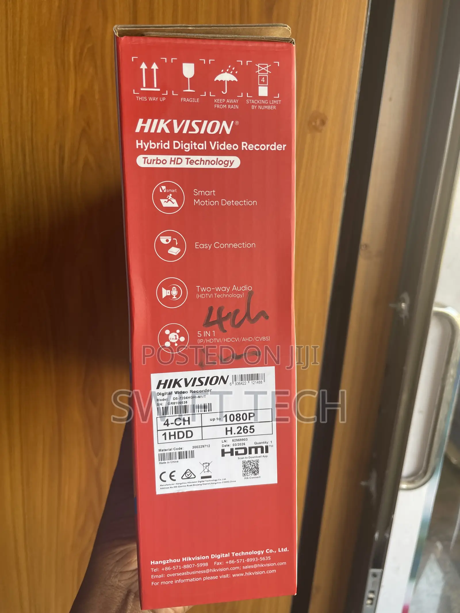 Hikvision Hybrid Digital Video Recorder (DVR)