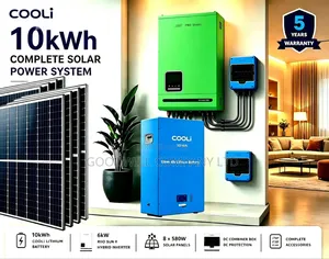 10kwh 6kva 48v Cooli Hybrid Complete Solar System