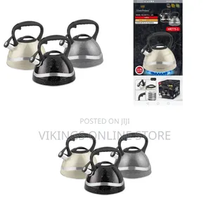 1 Piece of 3 Litre Stove Top Whistling Kettle Stainless Steel Fast